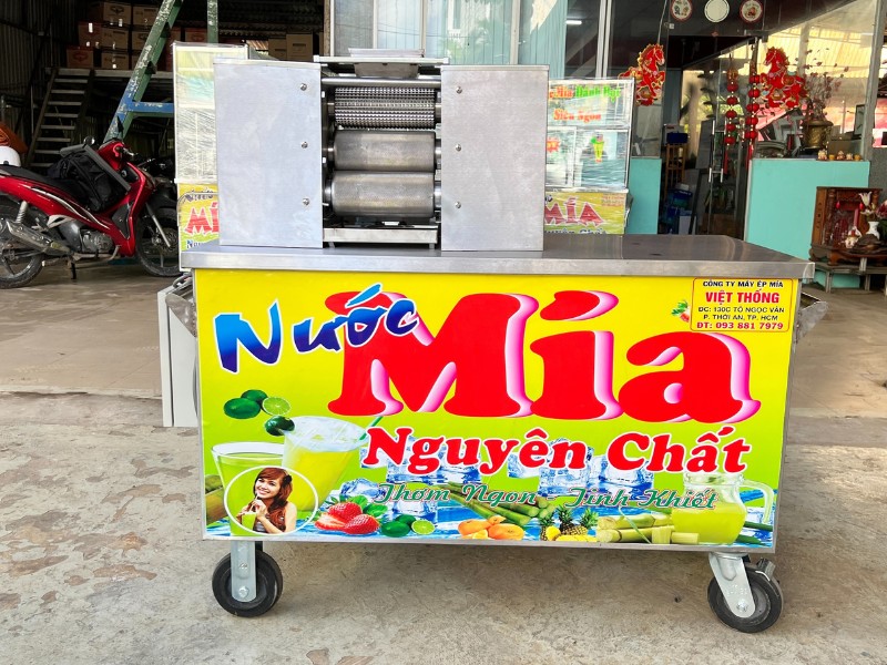 Máy ép miá 6 lô công nghiệp