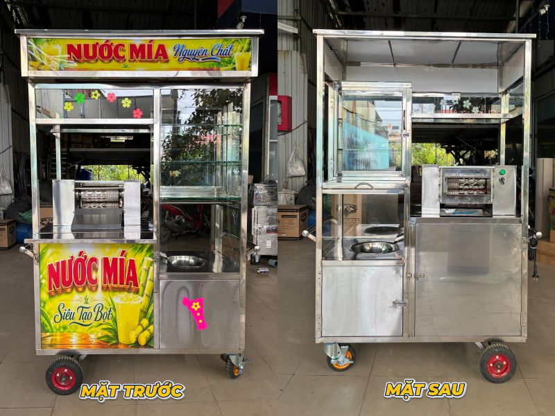 Thiết kế máy ép mía 2 lô siêu bọt 2027